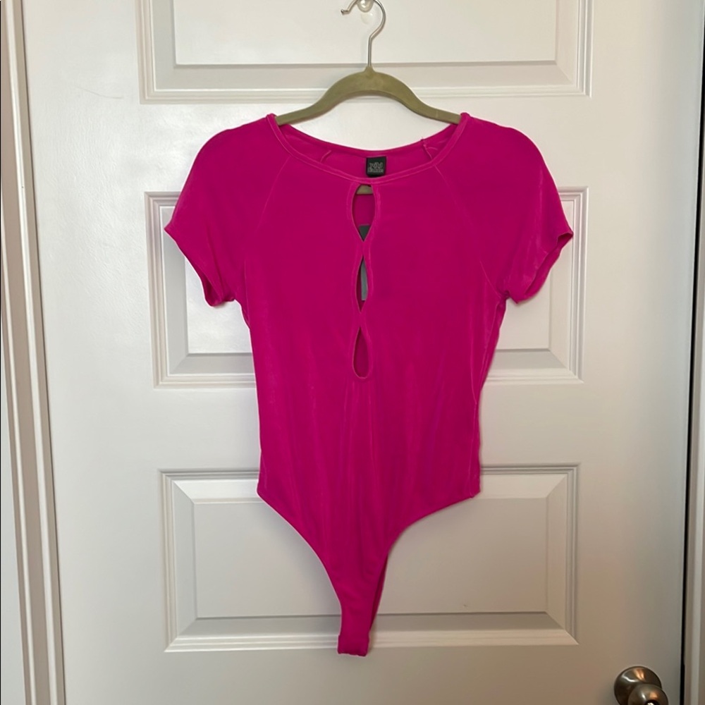 Pink One Piece Bodysuit